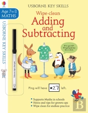 Wipe-Clean Adding And Subtracting 7-8