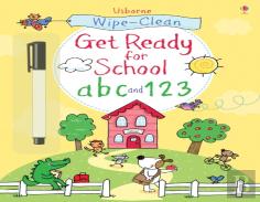Wipe-Clean Get Ready For School Abc And 123