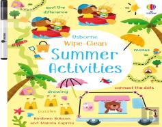 Wipe-Clean Summer Activities