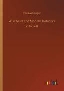 Wise Saws And Modern Instances