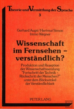 Bertrand.pt - Wissenschaft Im Fernsehen - Verstaendlich?