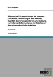 Wissenschaftliches Arbeiten Im Internet