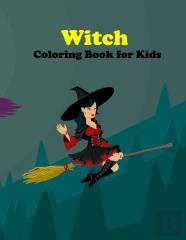Witch Coloring Book For Kids