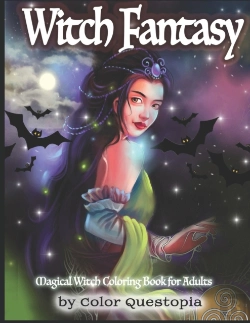 Bertrand.pt - Witch Fantasy - Magical Witch Coloring Book For Adults
