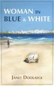 Woman In Blue & White