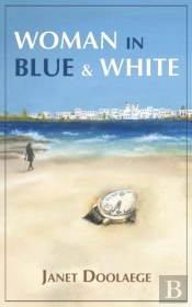 Woman In Blue & White