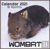 Wombat Calendar 2021 16 Months