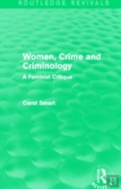 Bertrand.pt - Women, Crime And Criminology (Routledge Revivals)