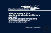 Women In Administration And Management