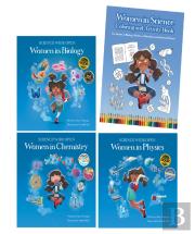 Women In Science Paperback Book Set With Coloring And Activity Book