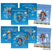 Women In Stem Paperback Book Set With Coloring And Activity Books