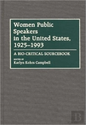 Women Public Speakers In The United States, 1925-1993