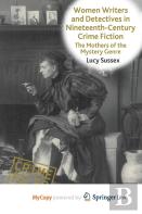 Women Writers And Detectives In Nineteenth-Century Crime Fiction
