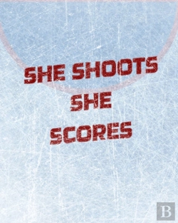 Bertrand.pt - Women'S Hockey Notebook - She Shoots She Scores - Blank Lined Notebook