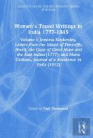 Women'S Travel Writings In India 1777â€“1854