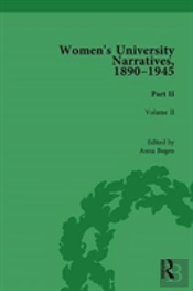 Women'S University Narratives, 1890-1945, Part Ii