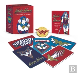 Bertrand.pt - Wonder Woman: Magnets, Pin, And Book Set