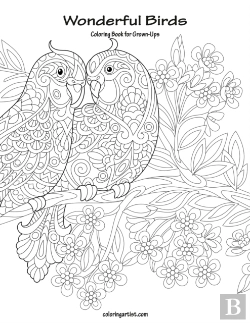 Bertrand.pt - Wonderful Birds Coloring Book For Grown-Ups 1