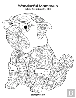Bertrand.pt - Wonderful Mammals Coloring Book For Grown-Ups 1 & 2