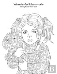 Wonderful Mammals Coloring Book For Grown-Ups 1