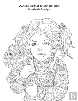 Bertrand.pt - Wonderful Mammals Coloring Book For Grown-Ups 1