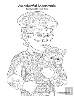 Bertrand.pt - Wonderful Mammals Coloring Book For Grown-Ups 2