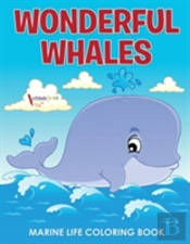 Wonderful Whales Marine Life Coloring Book
