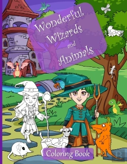 Bertrand.pt - Wonderful Wizards And Animals Coloring Book