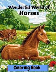 Wonderful World Of Horses Coloring Book