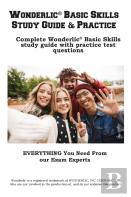 Wonderlic Basic Skills Study Guide & Practice