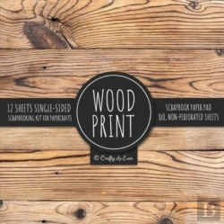 Bertrand.pt - Wood Print Scrapbook Paper Pad