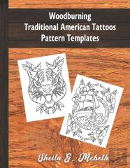 Woodburning Traditional American Tattoos Pattern Templates