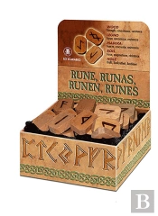 Wooden Runes Bookshelf Edition