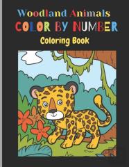 Woodland Animals Color By Number Coloring Book