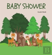 Woodland Baby Shower Guest Book (Hardcover)