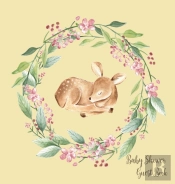 Woodland Baby Shower Guest Book (Hardcover)