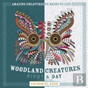 Woodland Creatures Night & Day Colouring Book