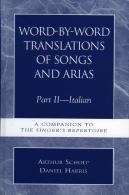 Word-By-Word Translations Of Songs And Arias, Part Ii
