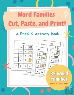 Bertrand.pt - Word Families Cut, Paste, And Print!