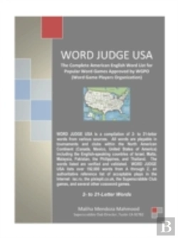 Bertrand.pt - Word Judge Usa: The Complete American English Word List For Popular Word Games Approved By Wgpo (Word Game Players Organization)