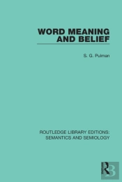 Word Meaning And Belief