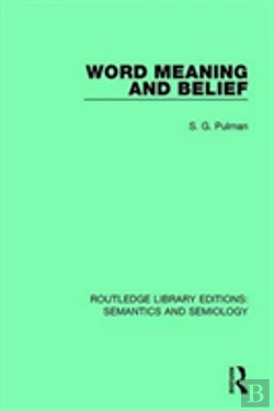 Bertrand.pt - Word Meaning And Belief