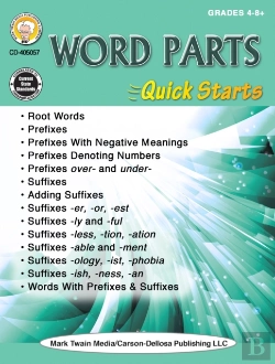 Bertrand.pt - Word Parts Quick Starts Workbook, Grades 4 - 12
