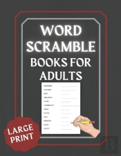 Word Scramble Books For Adults Large Print