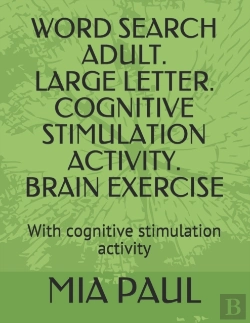 Bertrand.pt - Word Search Adult. Large Letter.  Cognitive Stimulation Activity.  Brain Exercise