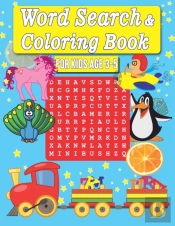 Word Search And Coloring Book For Kids Age 3 - 5