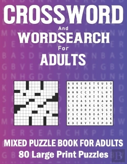 Bertrand.pt - Word Search And Crossword Book For Adults