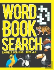 Word Search Book Animals For Kids Ages 4-8