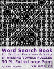 Word Search Book For Seniors