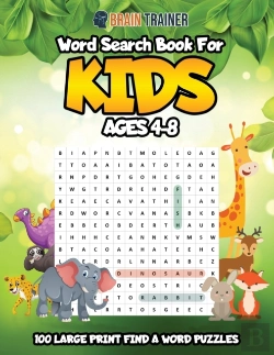 Bertrand.pt - Word Search For Kids Ages 4-8 - 100 Large Print Find A Word Puzzles